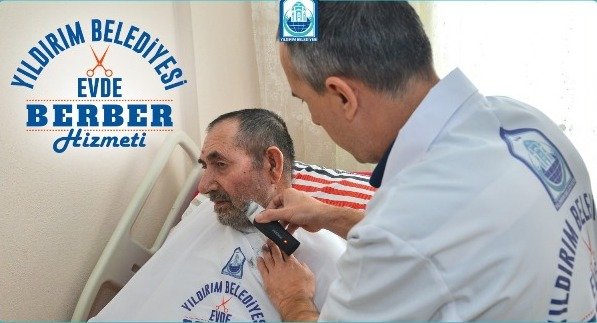 Bu sorunun önemini sıkıntıyı yaşayanlar bilir… Yıldırım Belediyesi hasta ve engelliler için ‘eve berber’ hizmeti başlattı - Ahmet Emin Yilmaz