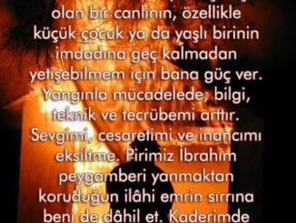 Her sabah 150 ülkede okunan İtfaiyeci Duası’nı yazdı, itfaiye logosunu yaptı - Ahmet Emin Yilmaz