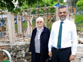 Fidyekızık Aile Sağlığı Merkezi’ni üstlenen hayırsever inşaatı gezdi - Ahmet Emin Yilmaz