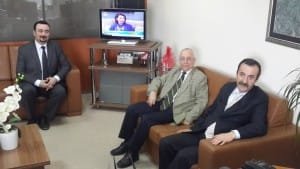 Bursa Barosu Başkanı Ekrem Demiröz, Ersin Edel ve Serkan Sılacı