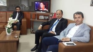 BİHMED BAŞKANI KADİR ORUÇ VE YÖNETİMİNDEN MUSTAFA YAVUZ, MÜRSEL DURMAZ