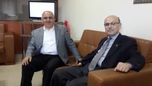 DP Adayı Selahattin Çakmak ve DP İl Muhasibi Ali Erdoğan