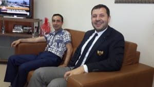 İMO BURSA ŞUBE BAŞKANI BASRİ AKYILDIZ, YAVUZ BAHADIR AKSOY