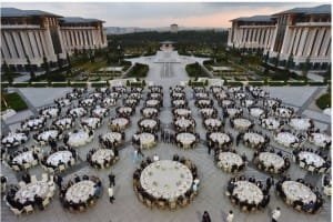 1. YAZI İÇİN CUMHURBAŞKANLIĞI SARAYI İFTAR