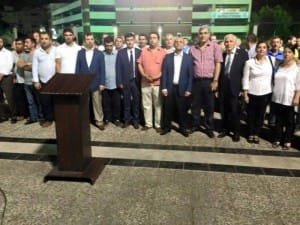 4. YAZI İÇİN MHP YILDIRIM GECE DEPREM ETKİNLİĞİ