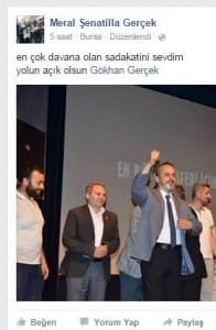 3. YAZI İÇİN MERAL GERÇEK VE GÖKHAN GERÇEK MESAJ