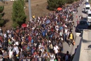 SURİYELİ SIĞINMACILAR EDİRNE YÜRÜYÜŞ