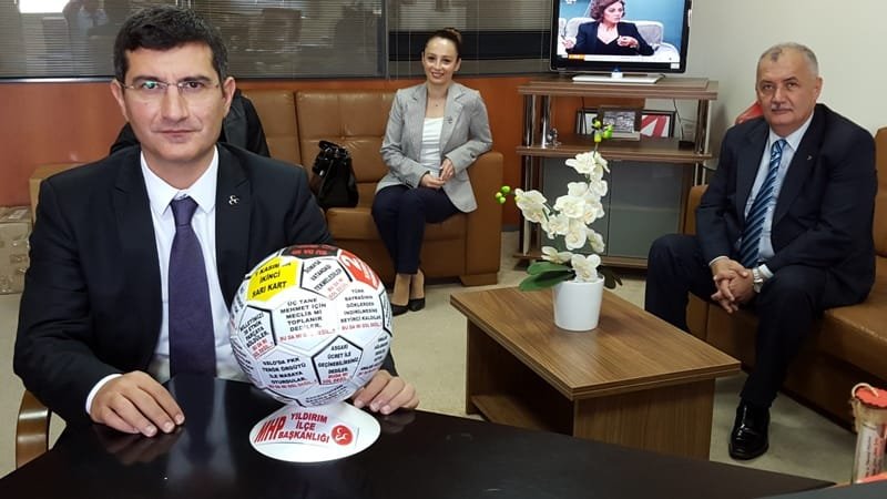 MHP YILDIRIM İLÇE ERKAN SUBAŞI EMİN SEYMEN AYŞEGÜL ÖZYİĞİT GÜL
