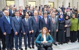 5. YAZI İÇİN AK PAKRTİ BURSA HEYETİ BAŞBAKAN AHMET DAVUTOĞLU