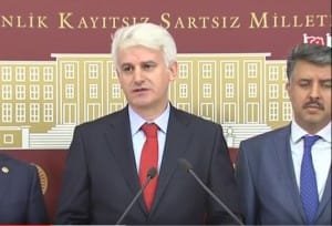 HÜSEYİN ŞAHİN TBMM'DE BASIN TOPLANTISI YAPTI