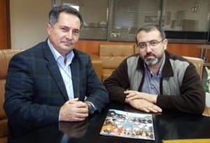 KENT KÜLTÜRÜ DERNEĞİ BAŞKANI MUTLU ÇINAR VE KAMİL GORAL