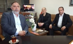 AK PARTİ OSMANGAZİ İLÇE BAŞKAN YARDIMCILARI MEHMET AY, HAKKI ŞENTÜRK, YAŞAR YILDIZ