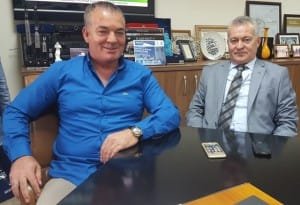 BİRLEŞİK KAFKASYA DERNEĞİ ONURSAL BAŞKANI FERRUH KAYA VE BAŞKAN MAHMUT ÇETİNER