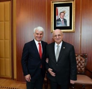 TBMM BAŞKANI İSMAİL KAHRAMAN VE BURSA MİLLETVEKİLİ HÜSEYİN ŞAHİN