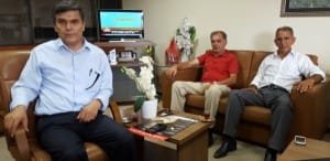 DP YILDIRIM İLÇE BAŞKANI ENGİN ÖZKAN, NİLÜFER İLÇE BAŞKANI MEHMET AKGÜN, İL ESKİ BAŞKAN YARDIMCISI RIFAT HALİÇ