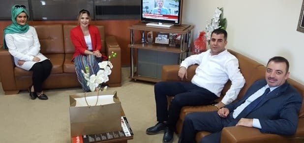 AK PARTİ YILDIRIM İLÇE BAŞKANI HÜDAYİ YAZICI VE YÖNETİMİ
