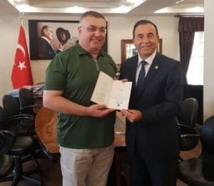 KEMAL DEMİREL VE KIRKLARELİ BELEDİYE BAŞKANI MEHMET SİYAM KESİMOĞLU