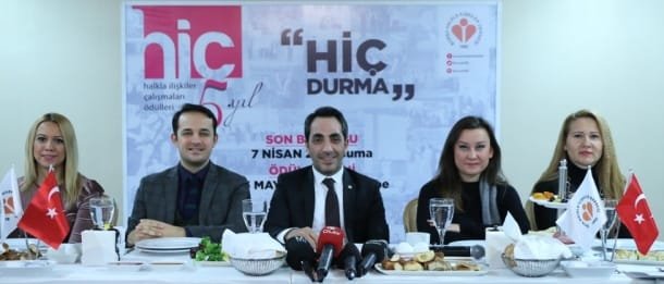 BHİD HİÇ ÖDÜLLERİ BASIN TOPLANTISI PASTA