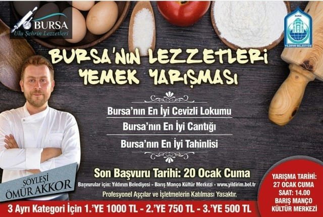 YILDIRIM BELEDİYESİ CANTIK CEVİZLİ LOKUM TAHİNLİ PİDE YARIŞMASI YILDIRIM BELEDİYESİ CANTIK CEVİZLİ LOKUM TAHİNLİ PİDE YARIŞMASI
