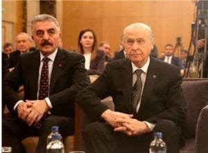 MHP GENEL BAŞKANI DEVLET BAHÇELİ VE GENEL SEKRETER İSMET BÜYÜKATAMAN