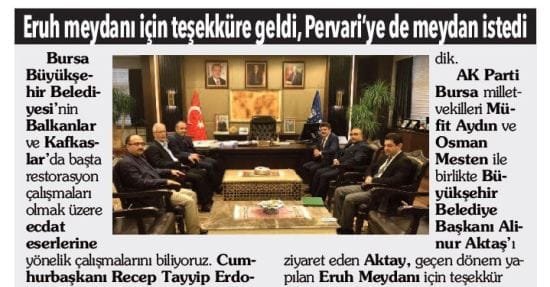YASİN AKTAY ZİYARET HABERİ KUPÜRÜ 10 ŞUBAT 2018 YASİN AKTAY ZİYARET HABERİ KUPÜRÜ 10 ŞUBAT 2018