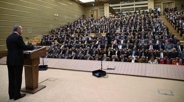 CUMHURBAŞKANI RECEP TAYYİP ERDOĞAN BEŞTEPE KÜLLİYESİ MUHTARLAR BULUŞMASBI CUMHURBAŞKANI RECEP TAYYİP ERDOĞAN BEŞTEPE KÜLLİYESİ MUHTARLAR BULUŞMASBI