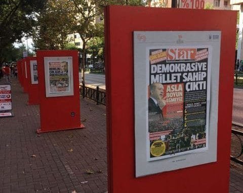 BASIN İLAN KURUMU 15 TEMMUZ VE MANŞETLER SERGİSİ FEVZİ ÇAÜKMAK CADDESİ ŞEHREKÜSTÜ BASIN İLAN KURUMU 15 TEMMUZ VE MANŞETLER SERGİSİ FEVZİ ÇAÜKMAK CADDESİ ŞEHREKÜSTÜ