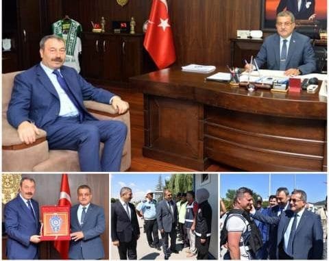 EMNİYET GENEL MÜDÜRÜ CELAL UZUNKAYA VE BURSA İL EMNİYET MÜDÜRÜ OSMAN AK ZİYARETİ EMNİYET GENEL MÜDÜRÜ CELAL UZUNKAYA VE BURSA İL EMNİYET MÜDÜRÜ OSMAN AK ZİYARETİ