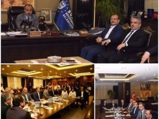 MİLLETVEKİLLERİ BÜYÜKŞEHİR BELEDİYESİ ALİNUR AKTAŞ ZİYARETİ HAKAN ÇAVUŞOĞLU EFKAN ALA AYHAN SALMAN