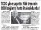 YÜK TRENİ SANAYİ BÖLGESİ BAĞLANTI HATTI ETÜT PROJE İHALESİ