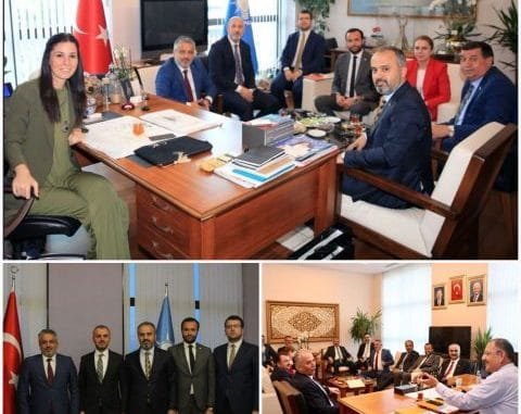 AK PARTİ İL BAŞKANI AYHAN SALMAN 5 BAŞKAN ANKARA ZİYARETLERİ AK PARTİ İL BAŞKANI AYHAN SALMAN 5 BAŞKAN ANKARA ZİYARETLERİ