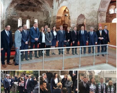 MAKEDONYA CUMHURBAŞKANI GJORGE IVANOV İZNİK GEZİSİ ÜSKÜP BÜYÜKELÇİSİ TÜLİN KARA MAKEDONYA CUMHURBAŞKANI GJORGE IVANOV İZNİK GEZİSİ ÜSKÜP BÜYÜKELÇİSİ TÜLİN KARA
