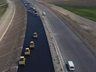 OTOYOL KARACABEY SUSURLUK BÖLÜMÜ ASFALT ÇALIŞMASI