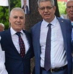 CHP İL BAŞKANI HÜSEYİN AKKUŞ VE NİLÜFER BELEDİYE BAŞKANI MUSTAFA BOZBEY