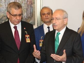 KEMAL KILIÇDAROĞLU VE CHP İL BAŞKANI HÜSEYİN AKKUŞ
