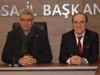 CHP İL BAŞKANI HÜSEYİN AKKUŞ VE İYİ PARTİ İL BAŞKANI DR. YAHYA BAHADIR