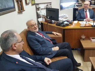 SP GENEL BAŞKANI TEMEL KARAMOLLAOĞLU ZİYARETİ