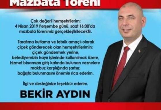 ORHANGAZİ BELEDİYE BAŞKANI BEKİR AYDIN ÇAĞRISI ORHANGAZİ BELEDİYE BAŞKANI BEKİR AYDIN ÇAĞRISI