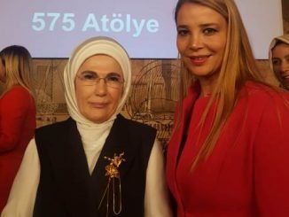 EMİNE ERDOĞAN VE DOSABSİAD BAŞKANI NİLÜFER ÇEVİKEL