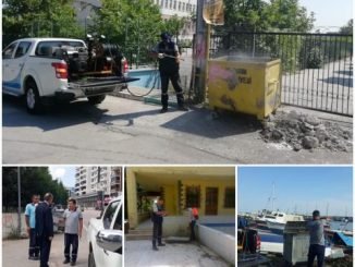 BÜYÜKŞEHİR BELEDİYLESİ SAĞLIK İŞLERİ DAİRE BAŞKANI MEHMET FİDAN KARASİNEKLE MÜCADELE İLAÇLAMA ÇALIŞMALARI