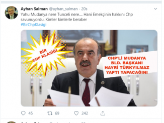 2 AK PARTİ İL BAŞKANI AYHAN SALMAN TWİTTERDA MUDANYA BELEDİYE BAŞKANI HAYRİ TÜRKYILMAZ PAYLAŞIMI