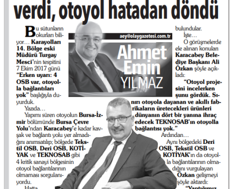 28 EKİM 2017 ÇIKAN YAZI 28 EKİM 2017 ÇIKAN YAZI