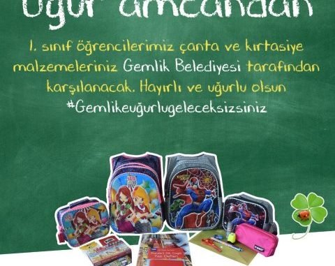 4 ÇANTA VE KIRTASİYE UĞUR AMCADAN GEMLİK BELEDİYE BAŞKANI UĞUR SERTASLAN 4 ÇANTA VE KIRTASİYE UĞUR AMCADAN GEMLİK BELEDİYE BAŞKANI UĞUR SERTASLAN