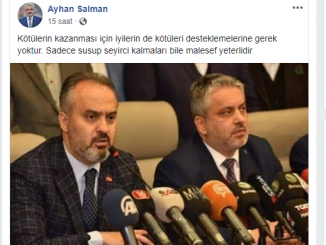 AK PARTİ İL BAŞKANI AYHAN SALMAN PAYLAŞIMI