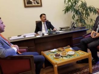 ÇEVRE VE ŞEHİRCİLİK BAKANI MURAT KURUM BURSA MİLLETVEKİLİ ATİLLA ÖDÜNÇ İMSİAD BAŞKANI MUSTAFA ANDIÇ