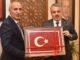 AK PARTİ İL BAŞKANI AYHAN SALMAN VE YENİŞEHİR BELEDİYE BAŞKANI DAVUT AYDIN