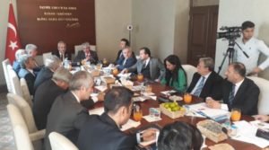 REFİK ÖZEN VE TIBBI BİTKİLER KOMİSYONU HATAY VALİSİ İLE