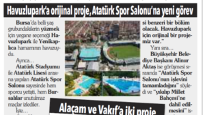 HAVUZLUPARK VE ATATÜRK SPOR SALONU PROJELERİ HAVUZLUPARK VE ATATÜRK SPOR SALONU PROJELERİ