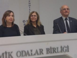 KİMYA MÜHENDİSLERİ ODASI BAŞKANI RENGİN DEMİRÖZ TEKSTİL MÜHENDİSLERİ ODASI BAŞKANI FÜSUN EKREN KENAN YETİŞEN