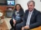 DSP İL BAŞKANI HÜSEYİN CAHİT AKINCI DSP NİLÜFER İLÇE BAŞKANI MÜNİRE BANUŞ